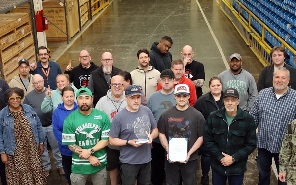 NAVSUP FLC Puget Sound Team Recognized for Packaging Excellence