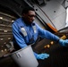 USS Gerald R. Ford (CVN 78) Air Department Sailor Conducts Routine Maintenance
