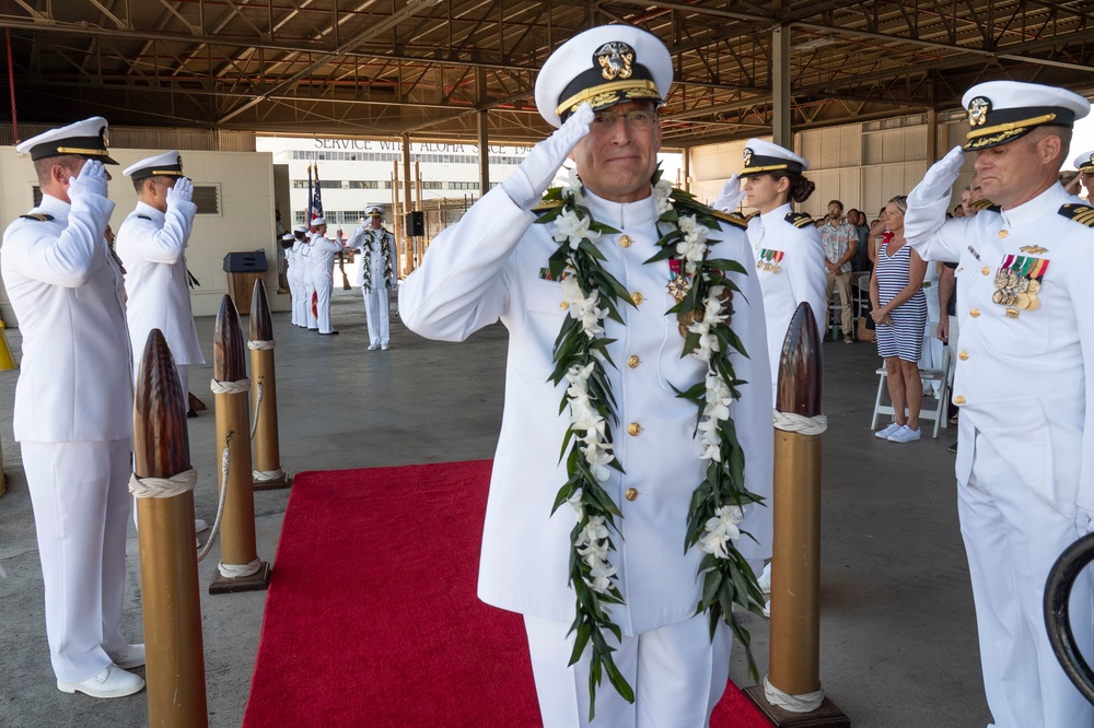 Tobias takes Command of NAVFAC Pacific