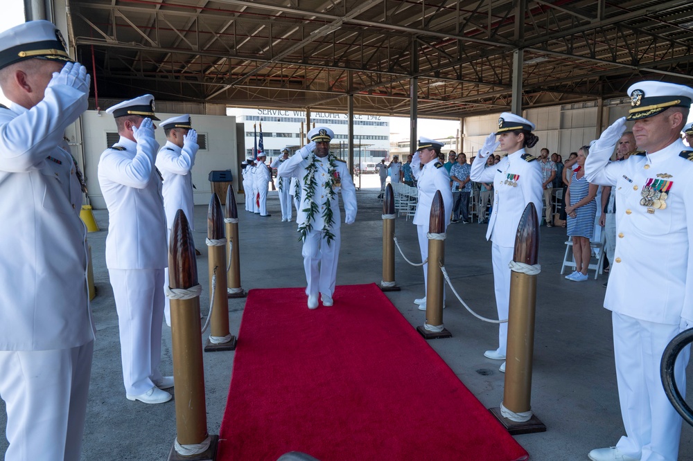 Tobias Takes Command of NAVFAC Pacific