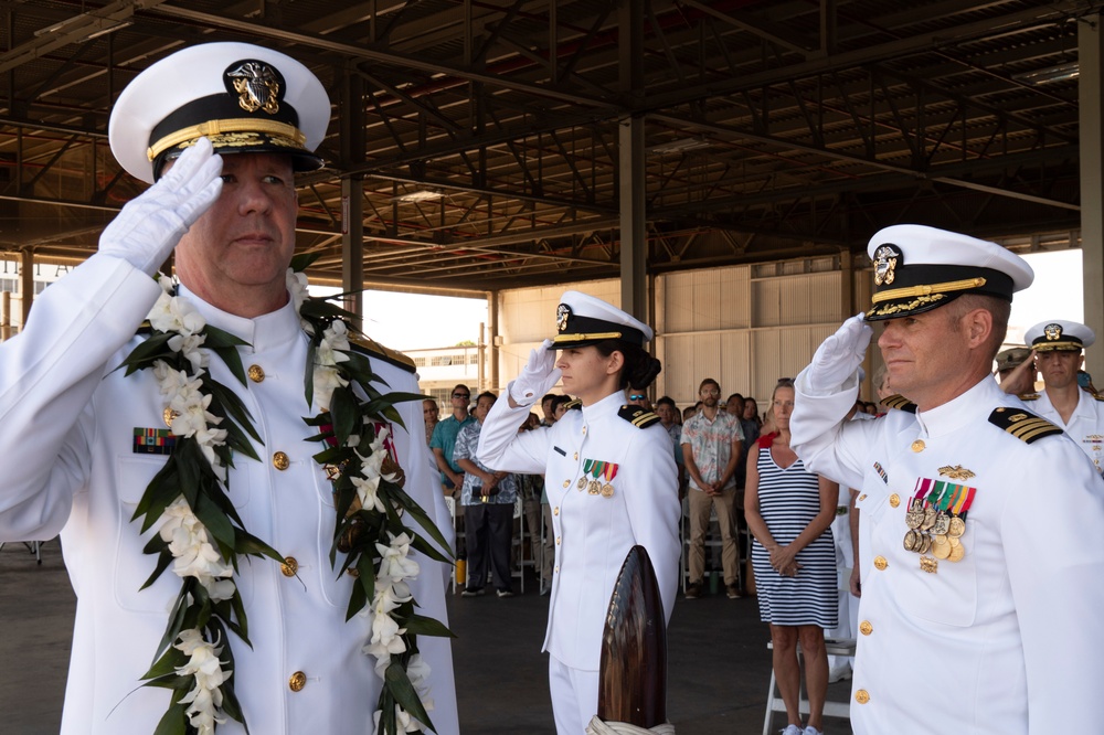 Tobias takes Command of NAVFAC Pacific