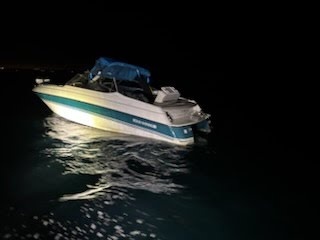 Coast Guard interdicts seven aliens 7.5 miles west of Sunset Cliffs, Calif.