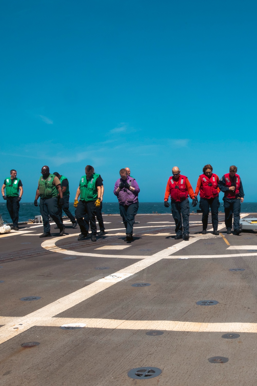 USS Winston S. Churchill (DDG 81) Foreign Object Debris Flight Deck Walk-Down