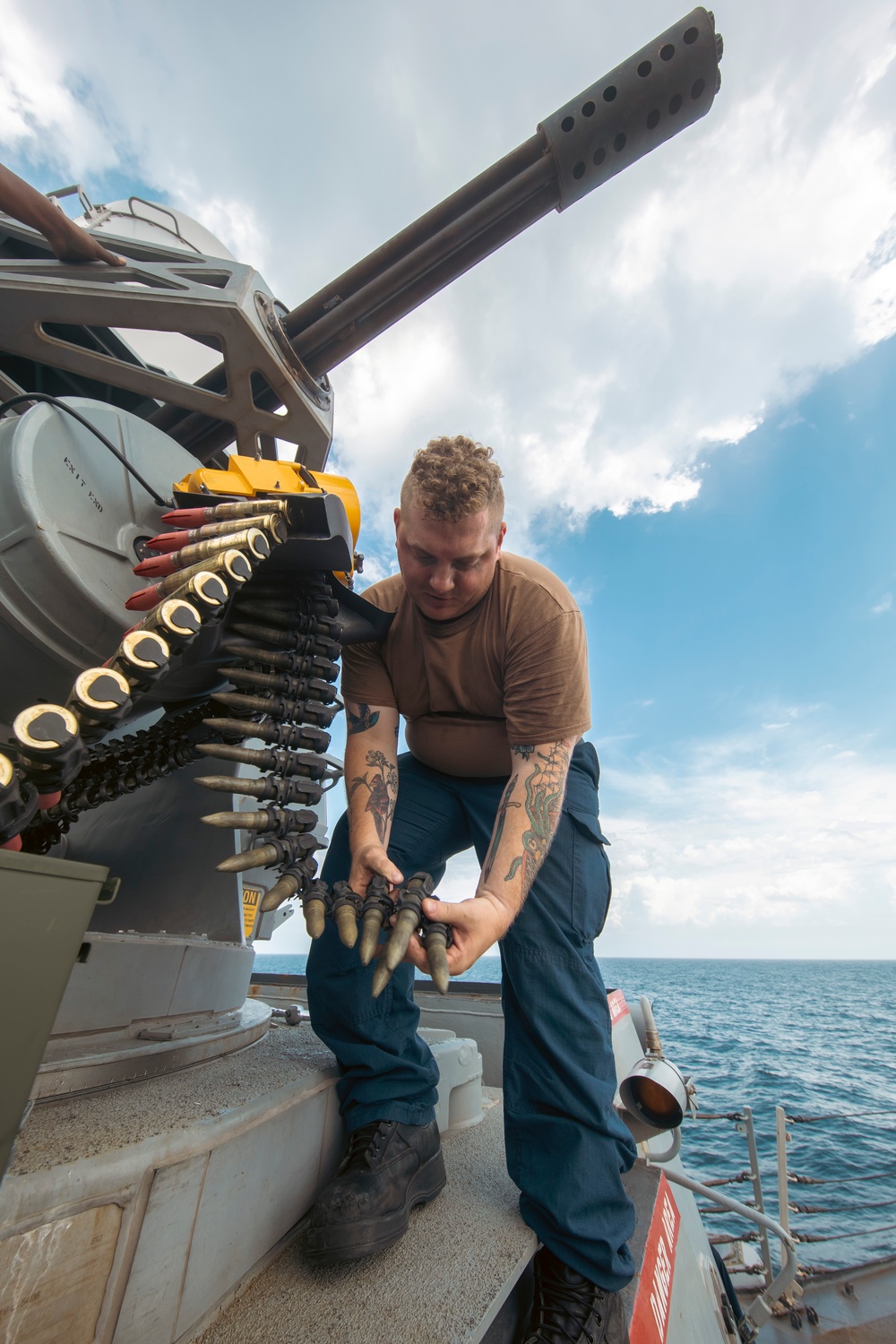 USS Winston S. Churchill (DDG 81) Conducts Live-Fire Training