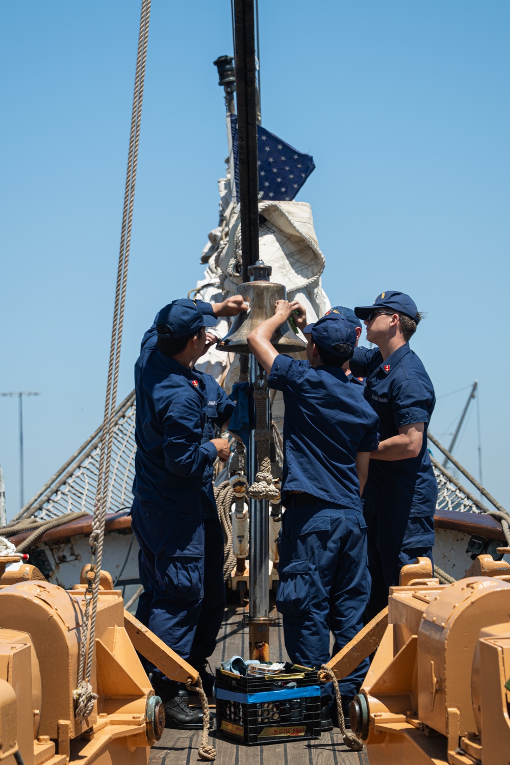 Coast Guard Cutter Eagle crew participates in Los Angeles Fleet Week 2025
