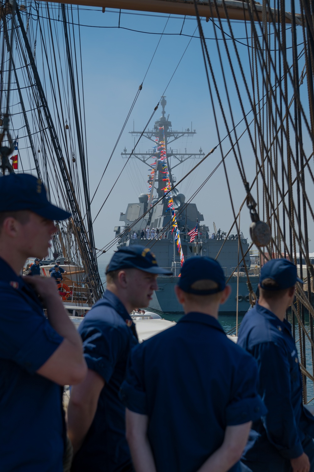 Coast Guard Cutter Eagle crew participates in Los Angeles Fleet Week 2025