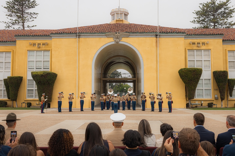 Lima Company Morning Colors Ceremony and Graduation