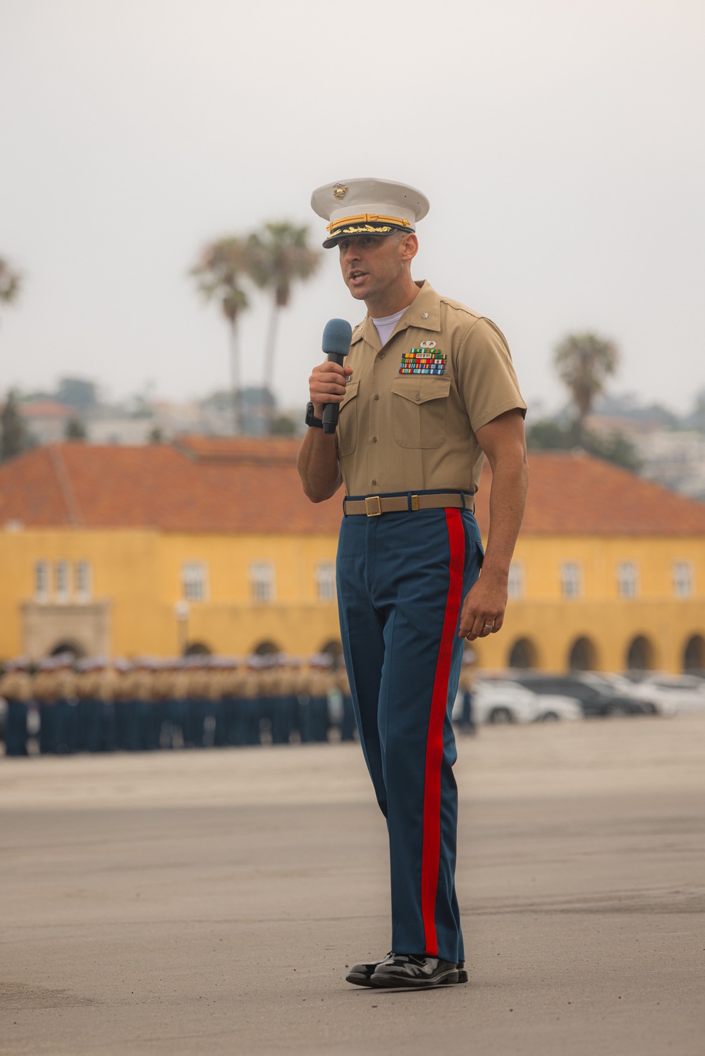 Lima Company Morning Colors Ceremony and Graduation