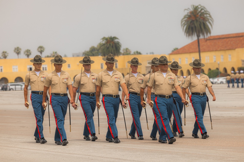 Lima Company Morning Colors Ceremony and Graduation