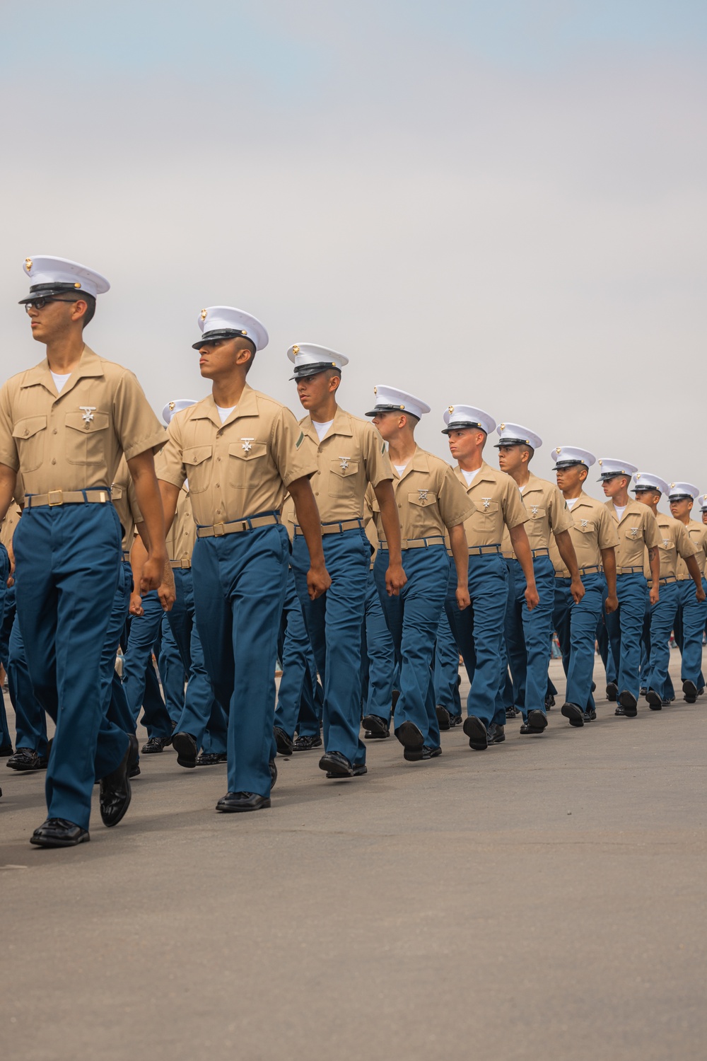 Lima Company Morning Colors Ceremony and Graduation