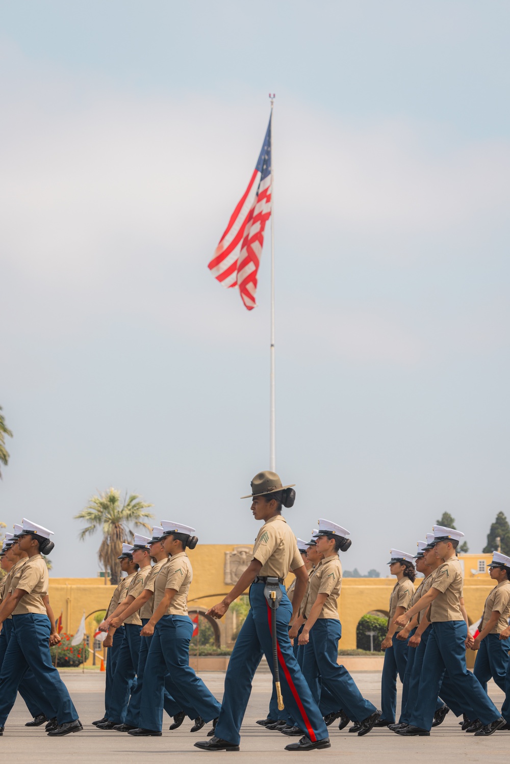 Lima Company Morning Colors Ceremony and Graduation