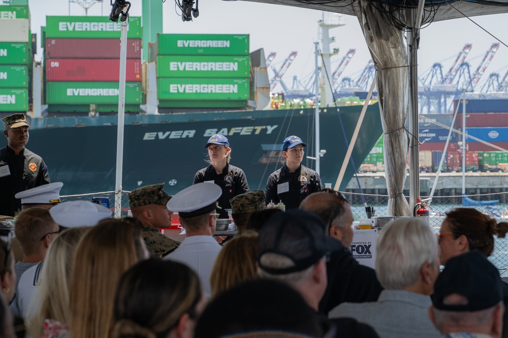 Coast Guard Cutter Eagle crew competes in Galley Wars during LA Fleet Week 2025