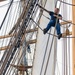 Coast Guard Cutter Eagle crew departs Los Angeles