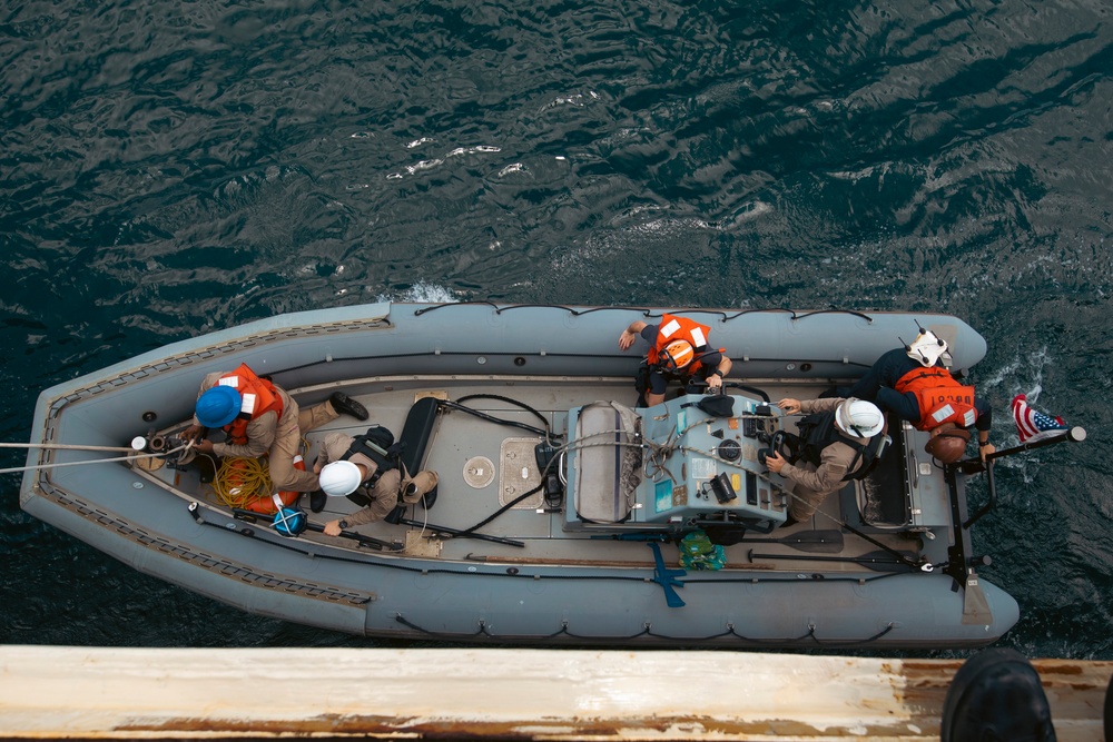 USS Winston S. Churchill (DDG 81) Conducts Small Boat Operations