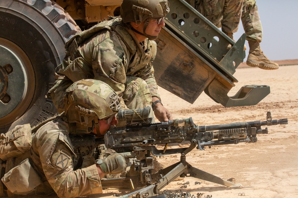 Machine Gun Madness, Coalition alongside Partners fire away