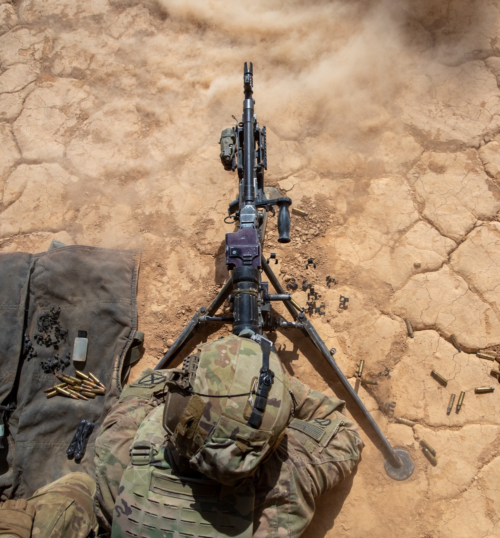 Machine Gun Madness, Coalition alongside Partners fire away