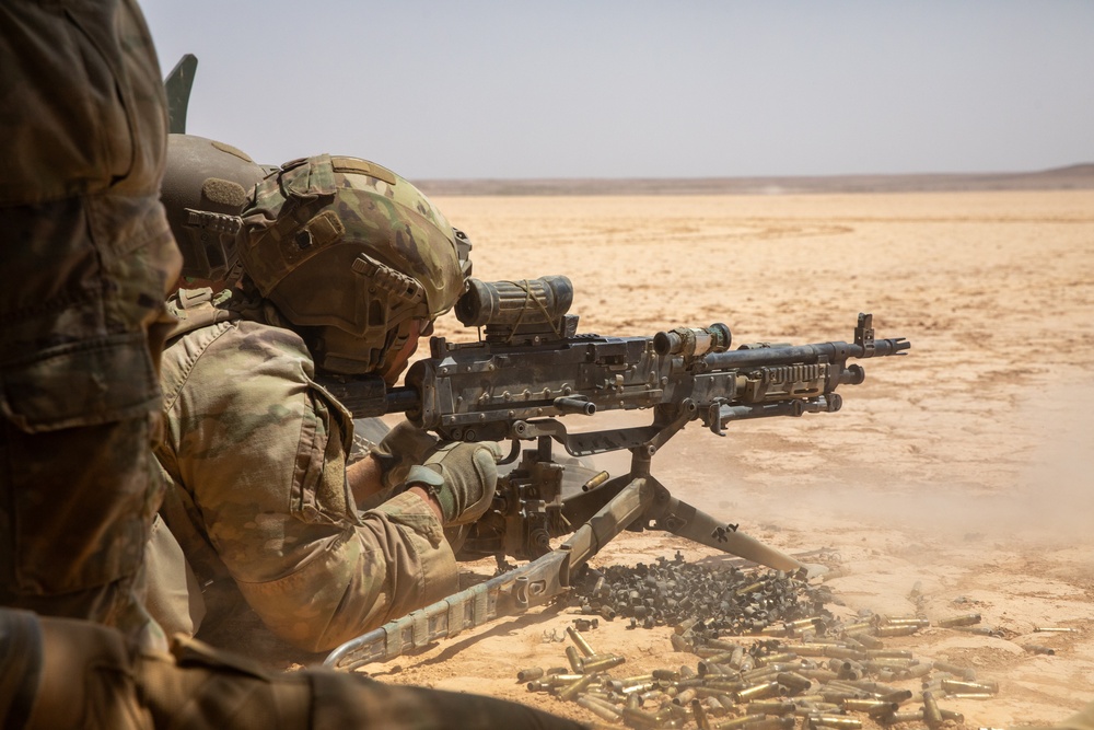 Machine Gun Madness, Coalition alongside Partners fire away