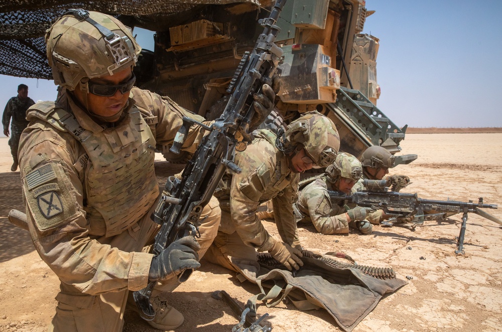 Machine Gun Madness, Coalition alongside Partners fire away