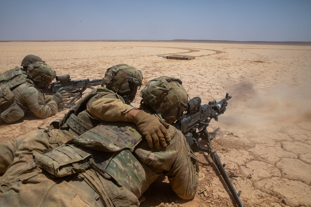 Machine Gun Madness, Coalition alongside Partners fire away