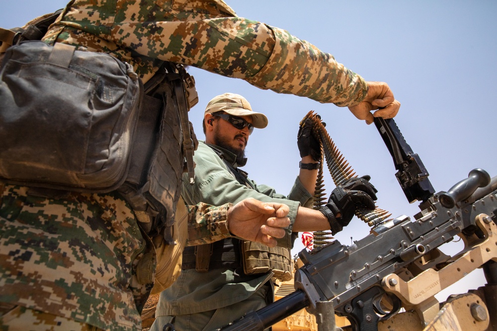 Machine Gun Madness, Coalition alongside Partners fire away