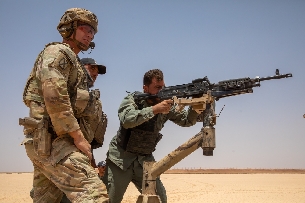 Machine Gun Madness, Coalition alongside Partners fire away