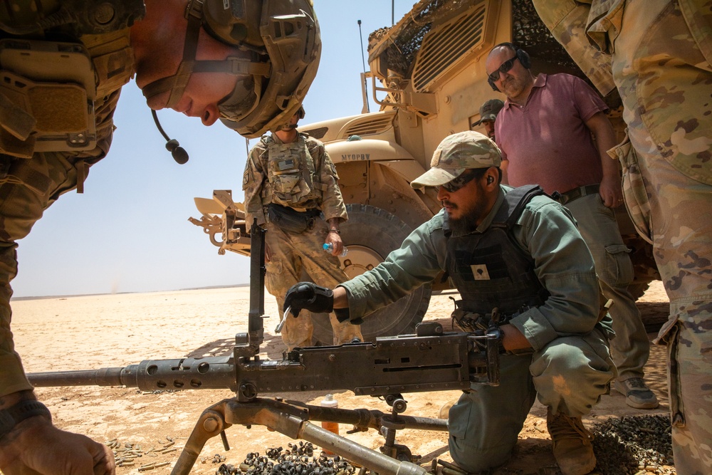 Machine Gun Madness, Coalition alongside Partners fire away