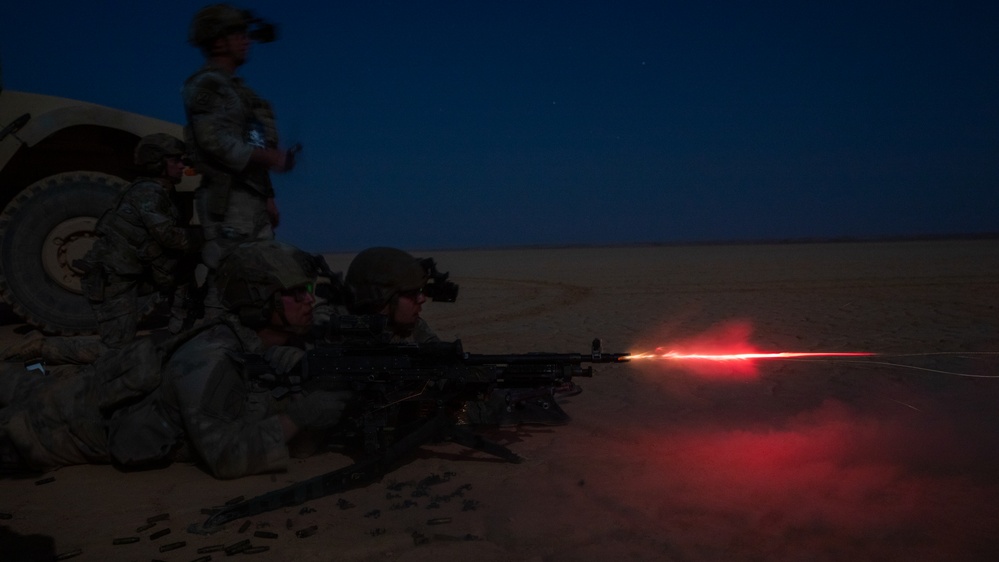 Machine Gun Madness, Coalition alongside Partners fire away