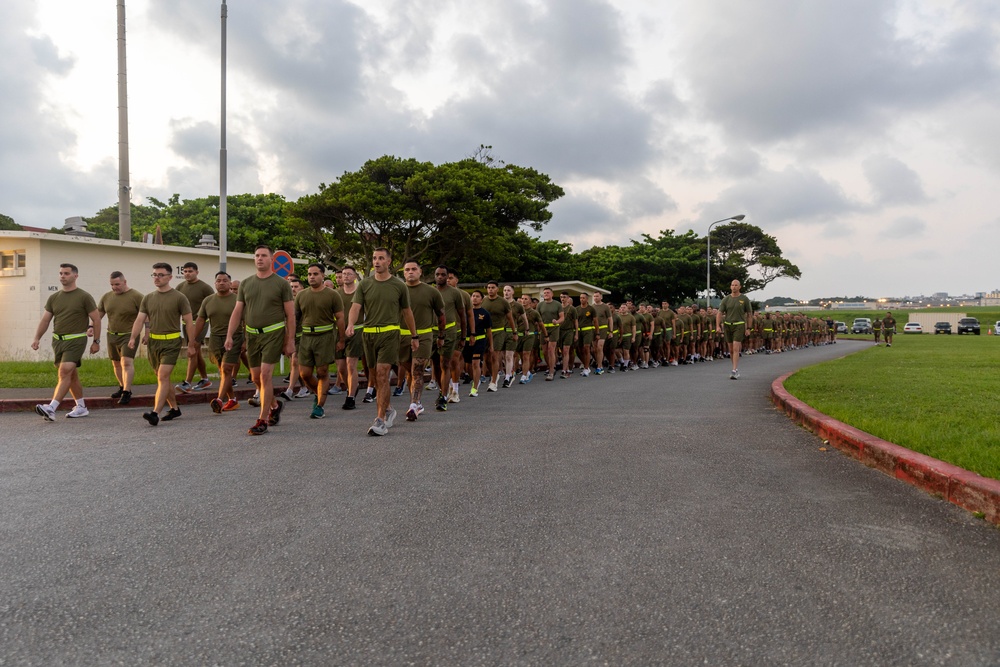 1st MAW SNCOs Participate in Motivational Run