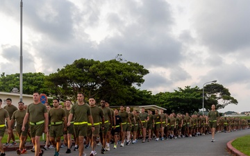 1st MAW SNCOs Participate in Motivational Run