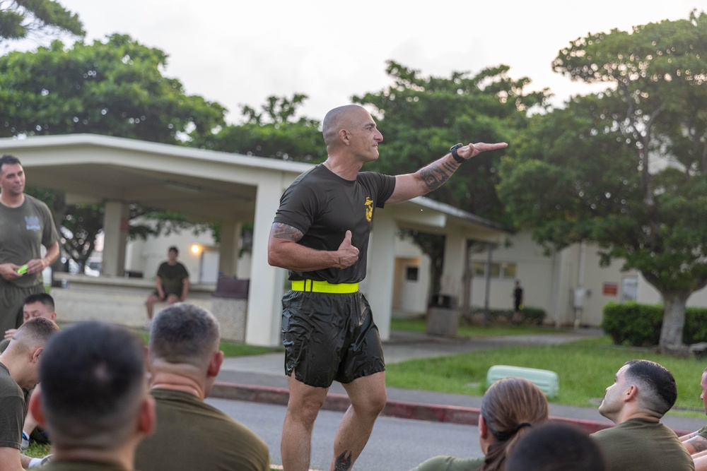 1st MAW SNCOs Participate in Motivational Run