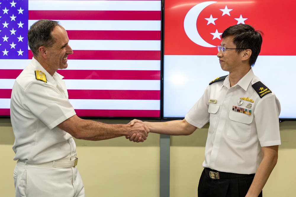 Commander, Submarine Group 7 and Republic of Singapore Navy meet for staff talks