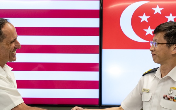Commander, Submarine Group 7 and Republic of Singapore Navy meet for staff talks