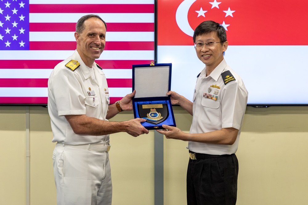 Commander, Submarine Group 7 and Republic of Singapore Navy meet for staff talks
