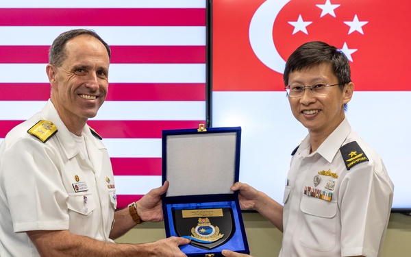 Commander, Submarine Group 7 and Republic of Singapore Navy meet for staff talks