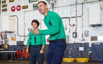 USS Gerald R. Ford (CVN 78) Sailors Celebrate 4th of July
