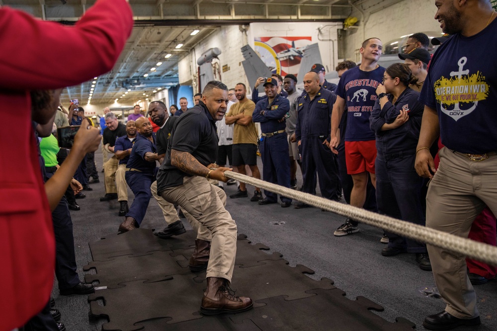 USS Gerald R. Ford (CVN 78) Sailors Celebrate 4th of July