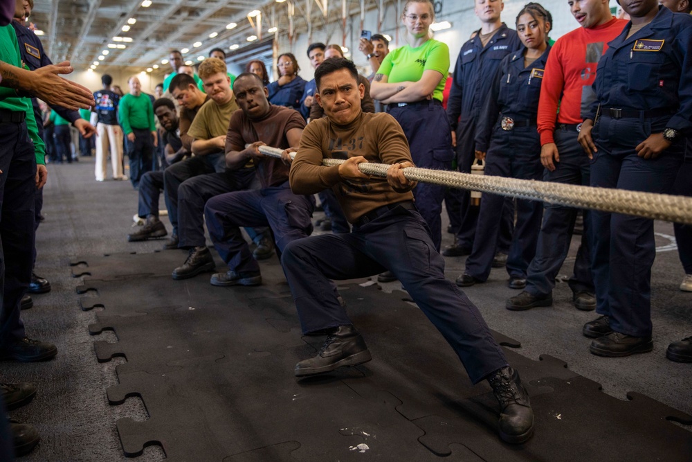 USS Gerald R. Ford (CVN 78) Sailors Celebrate 4th of July