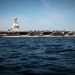 USS Gerald R. Ford (CVN 78) Sails in the Atlantic Ocean