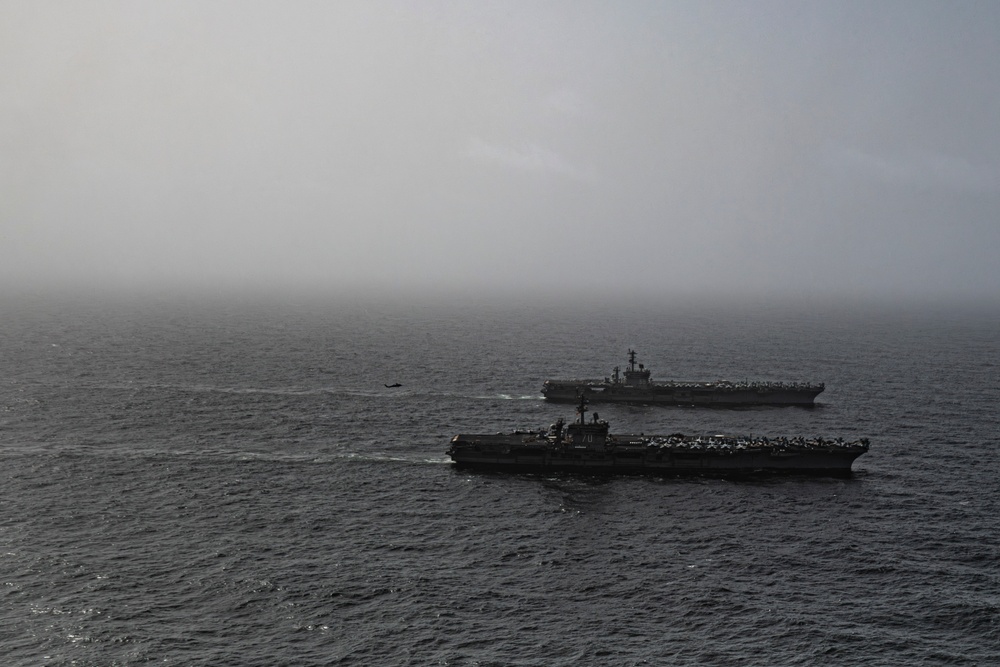 Nimitz Conducts Dual-Carrier Operations with Carl Vinson