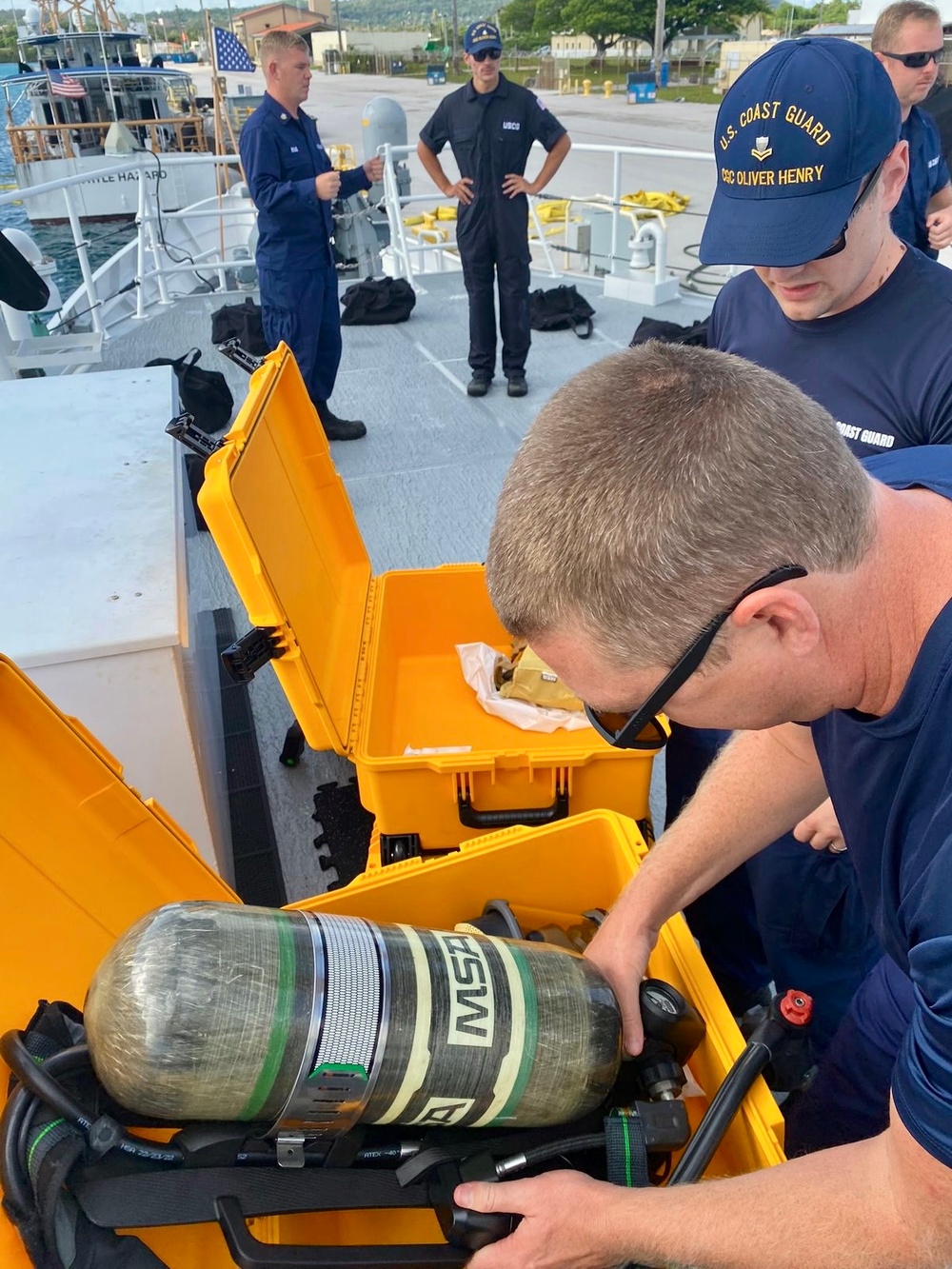 USCGC Oliver Henry crew completes TSTA in Guam