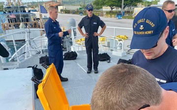 USCGC Oliver Henry crew completes TSTA in Guam
