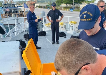 USCGC Oliver Henry crew completes TSTA in Guam