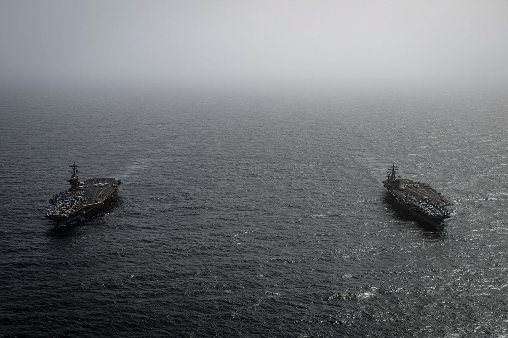 Nimitz Conducts Dual-Carrier Operations with Carl Vinson