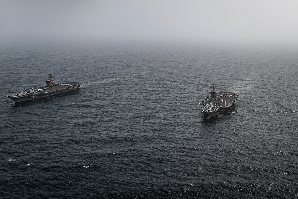 Nimitz Conducts Dual-Carrier Operations with Carl Vinson