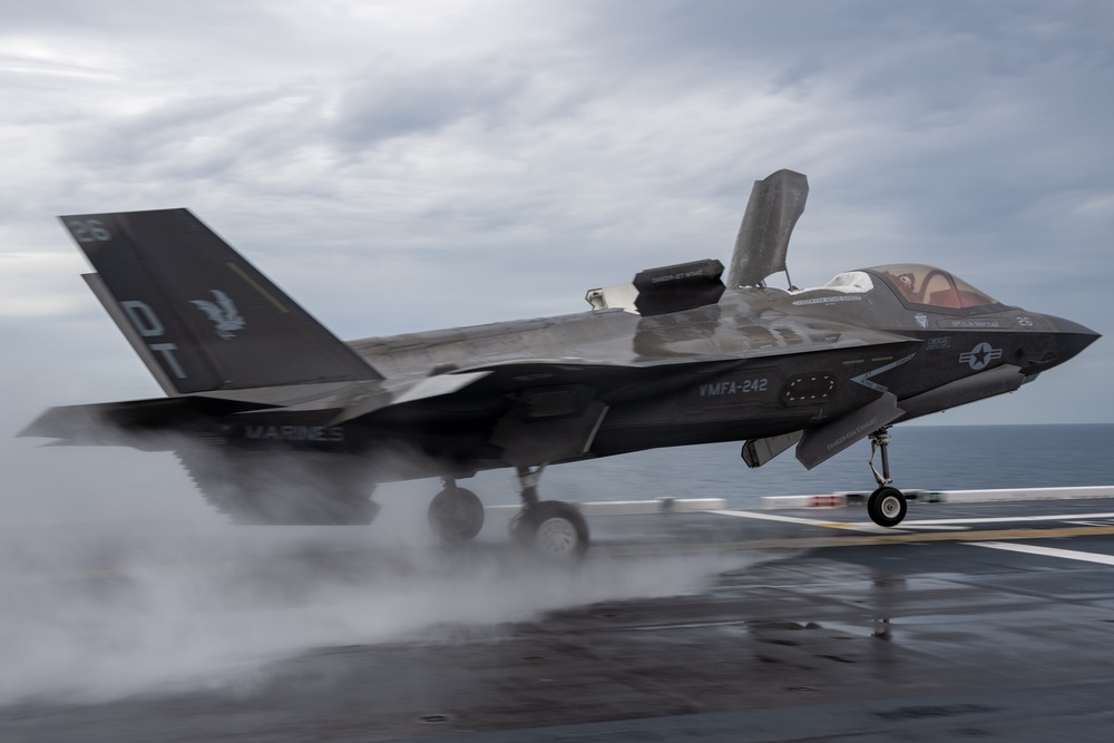 USS America (LHA 6) Conducts Flight Operations