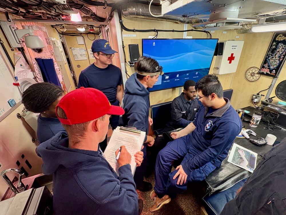 USCGC Oliver Henry crew completes medical drills