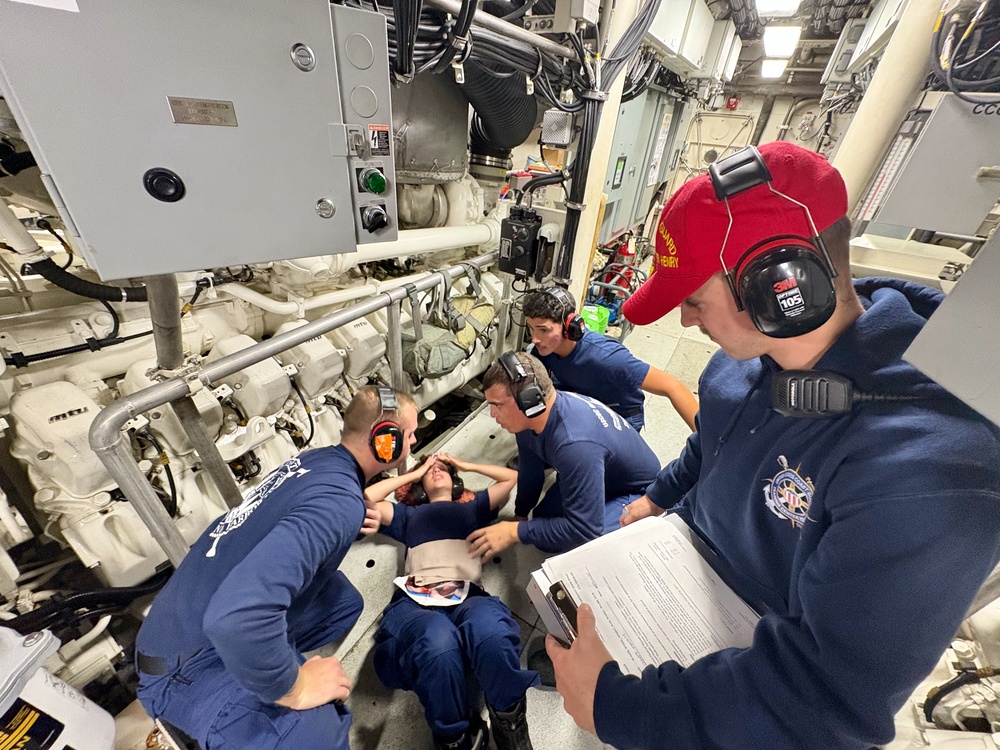 USCGC Oliver Henry crew completes medical drills