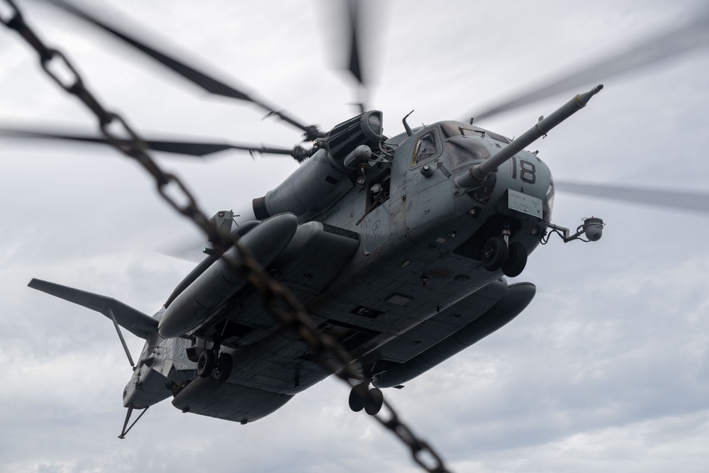 USS America (LHA 6) Conducts Flight Operations