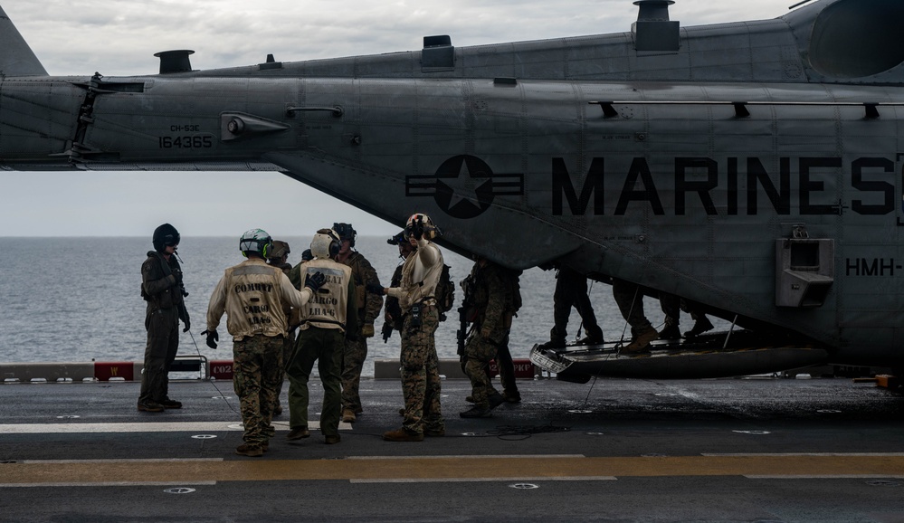 USS America (LHA 6) Conducts Flight Operations