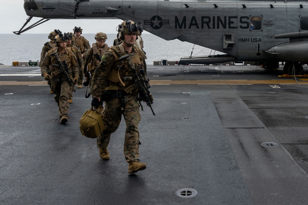 USS America (LHA 6) Conducts Flight Operations